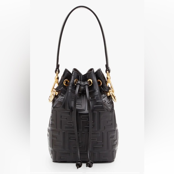 Fendi Handbags - Fendi Mon Tresor Black leather mini-bag